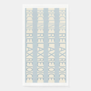 Serviette En Papier Serviette d'hôte Pâque serviettes Recline Relax Bl