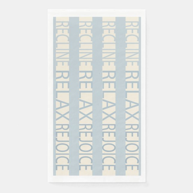 Serviette En Papier Serviette d'hôte Pâque serviettes Recline Relax Bl (Devant)