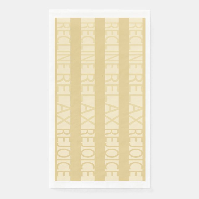 Serviette En Papier Serviette d'hôte Pâque serviettes Recline Relax Go (Devant)