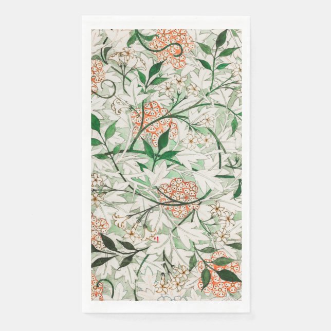 SERVIETTE EN PAPIER SERVIETTE D'HÔTE : WILLIAM MORRIS : JASMINE (Devant)