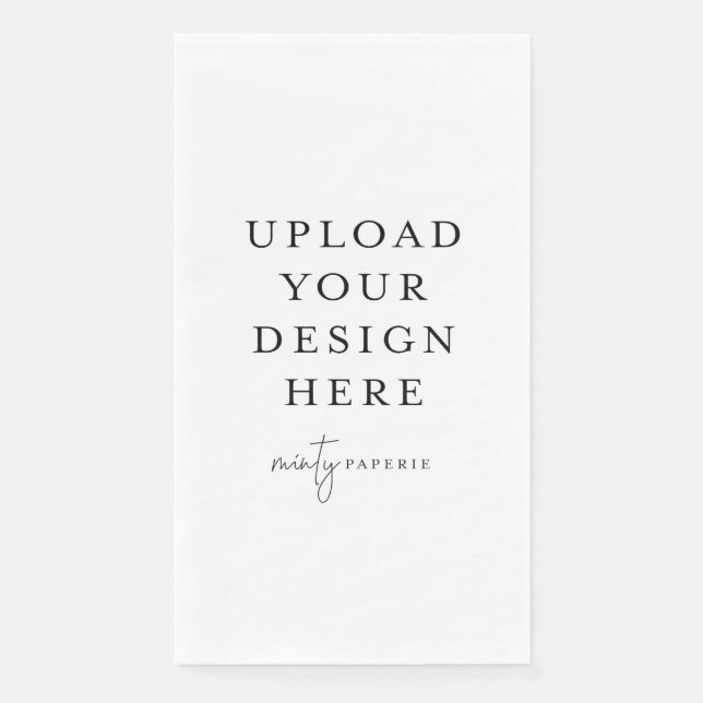 Serviette En Papier Serviette du dîner - 4,43 po x 7,75 po - Rectangle (Devant)