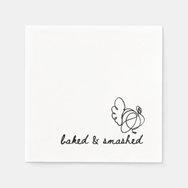 Serviette En Papier serviette grillée de luxe grillée (Devant)