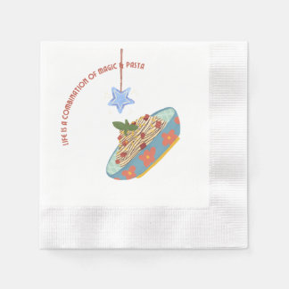 Serviette En Papier Serviette magique et pâtes