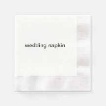 serviette mariage
