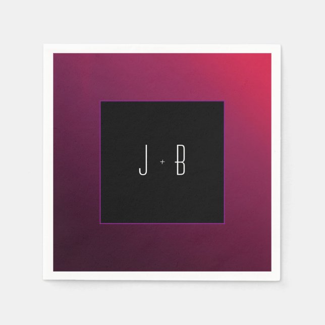 Serviette En Papier Serviette minimaliste Berry (Devant)