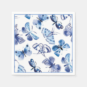 Serviette En Papier Serviette-Papillons de papier de cocktail