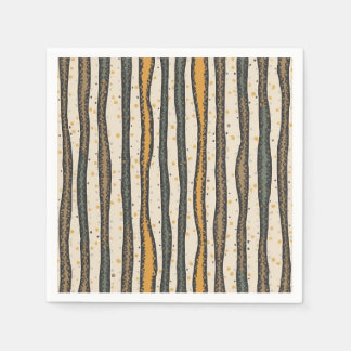 Serviette En Papier serviette rayée