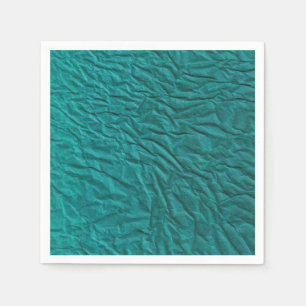 Serviette En Papier Serviette verte au design ridé