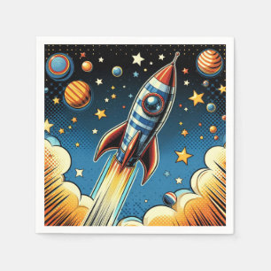 Serviette En Papier Serviettes à roquettes !