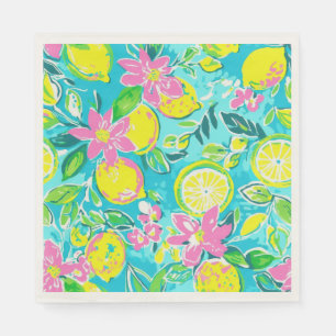 Serviette En Papier Serviettes au citron