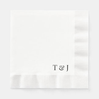 Serviette En Papier Serviettes avec monogrammes