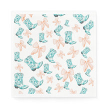 Serviettes Boots and Bows