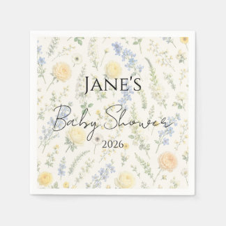 Serviette En Papier Serviettes Botaniques de Printemps