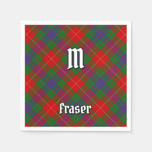Serviette En Papier Serviettes Clan Fraser Tartan