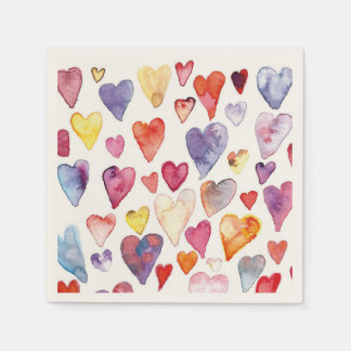 Serviette En Papier Serviettes coeurs