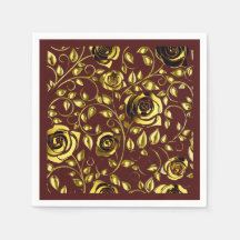Serviettes - Collection Vin Velvet