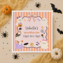 Serviettes d'anniversaire Halloween Spooktacular