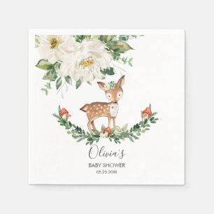 Serviette En Papier Serviettes de Baby shower de la petite fille du ce
