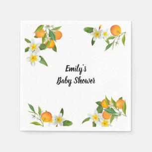 Serviette En Papier Serviettes de Baby shower Little Cutie