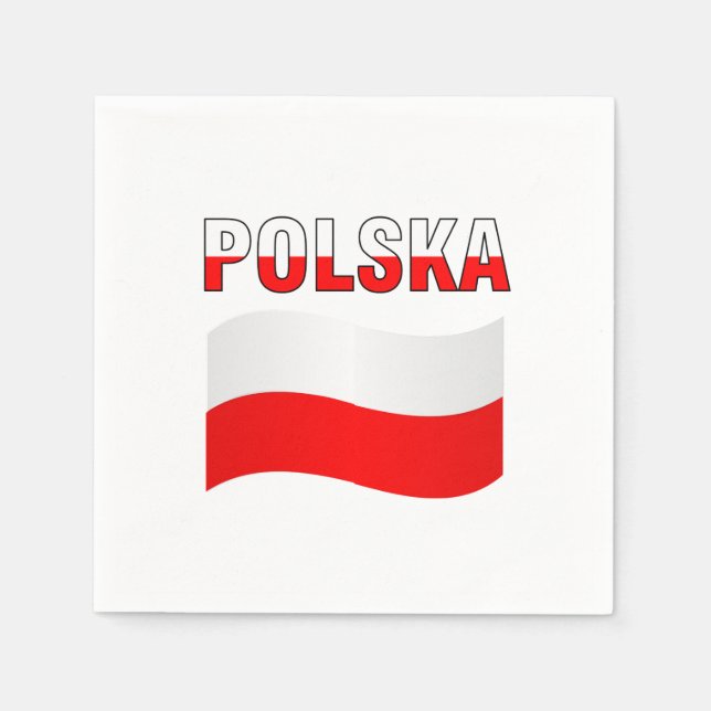 Serviette En Papier Serviettes de bar Polska (Devant)
