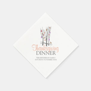 Serviette En Papier serviettes de bon thanksgiving