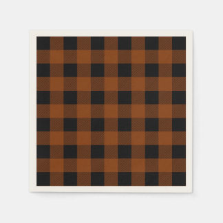 Serviette En Papier Serviettes de buffet orange Thanksgiving