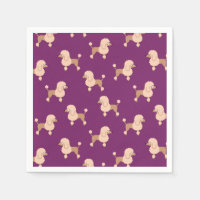 Serviettes de caniche