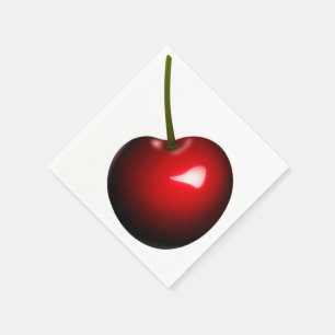 Serviette En Papier Serviettes de cerise sucrée