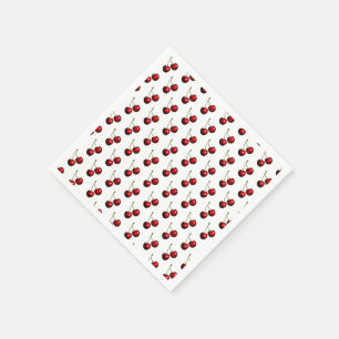 Serviette En Papier Serviettes de cerises fraîches