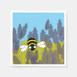 Serviette En Papier Serviettes de cocktail à la lavande