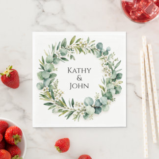 Serviette En Papier Serviettes de cocktail élégantes personnalisées po