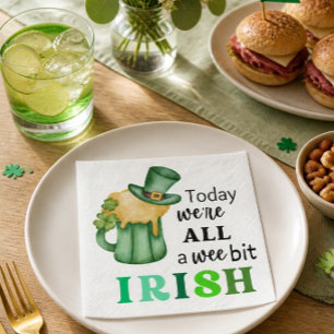 Serviette En Papier Serviettes de cocktail irlandaises amusantes