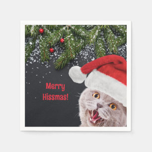 Serviette En Papier Serviettes de cocktail, Joyeux Hissmas