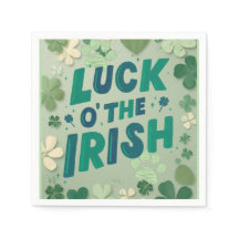 Serviettes de cocktail pour la Saint-Patrick