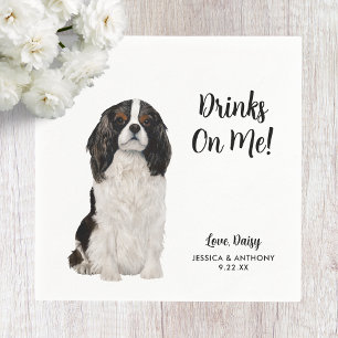 Serviette En Papier Serviettes de cocktail pour mariage de chien
