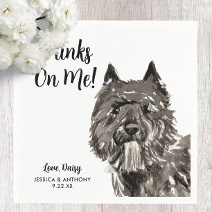 Serviette En Papier Serviettes de cocktail pour mariage de chien