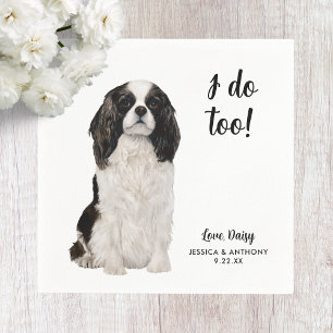 Serviette En Papier Serviettes de cocktail pour mariage de chien