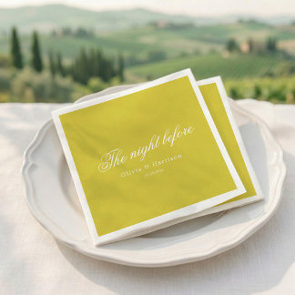 Serviette En Papier Serviettes de dîner de répétition de mariage Citru