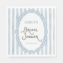 Serviettes de douche de mariée en dentelle vintage