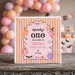 Serviette En Papier Serviettes de fête d'anniversaire de fantôme migno