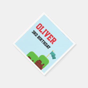 Serviette En Papier Serviettes de fête de jeu vidéo Fournitures d'anni