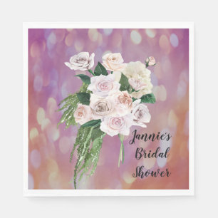 Serviette En Papier Serviettes de Fête de Mariage avec des Roses