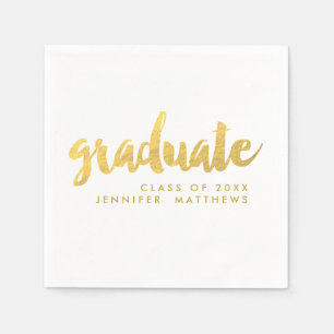 Serviette En Papier Serviettes de fête de remise des diplômes du