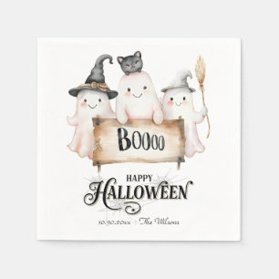 Serviette En Papier Serviettes de fête d'Halloween fantaisistes avec u