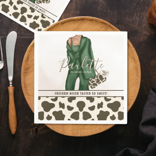 Serviette En Papier Serviettes de fête en peau d'animal thème divorce