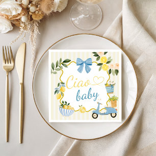 Serviette En Papier Serviettes de fête italiennes au citron Ciao Baby