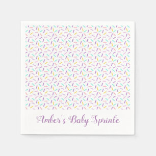 Serviette En Papier Serviettes de fête personnalisées Baby Sprinkle