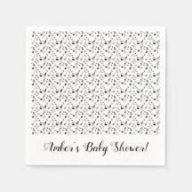 Serviettes de fête personnalisées Musique