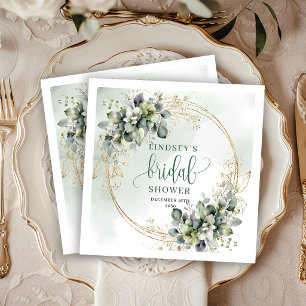 Serviette En Papier Serviettes de fête pour Baby Shower avec aquarelle