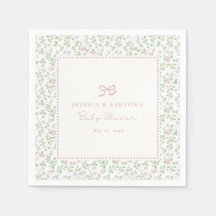 Serviettes de fête pour Baby Shower Cottagecore